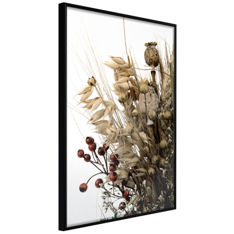 Wall Poster Golden Notebook - autumn plants on a white background in a boho motif 130468 additionalImage 11