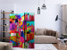 Room Divider Screen Rainbow Town - abstract and colorful town architecture 133868 additionalThumb 4