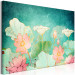 Canvas Art Print Fairy-tale Flowers (1-piece) Wide - colorful cartoonish plants 134268 additionalThumb 2