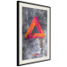 Wall Poster Strange Geometry - colorful impossible figure on a gray concrete background 134868 additionalThumb 2
