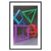 Poster Intertwined Symbols - colorful geometric figures mimicking a 3D effect 135168 additionalThumb 14