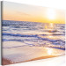 Large canvas print Calm Waves - Brown [Large Format] 136368 additionalThumb 2