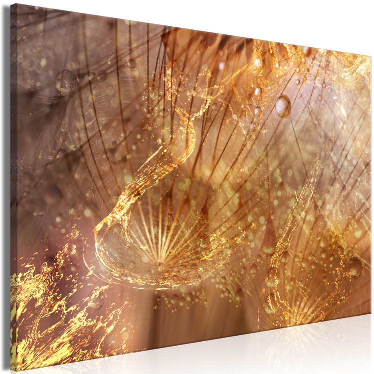 Canvas Dandelions in the Sun (1-piece) Wide - abstract plant motif 137268 additionalImage 2