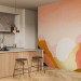 Wall Mural Sunny landscape - sunrise over mountains in pink tones 137468 additionalThumb 7
