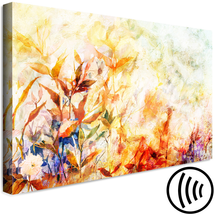 Canvas Art Print Meadow Like Painted (1-piece) Wide - colorful landscape with flowers 138268 additionalImage 6