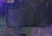 Canvas January Symphony (1-piece) Narrow - blue-black abstraction 138768 additionalThumb 5
