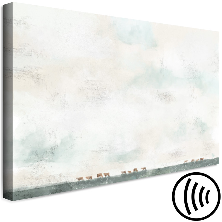 Canvas Prairie View (1-piece) - abstraction with animals against the sky 145368 additionalImage 6