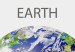 Canvas Green Planet II - Earth, Abstract Composition with the Solar System 146468 additionalThumb 4