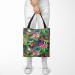 Shopping Bag Psychedelic flowers - floral motif in intensive colours 147568 additionalThumb 2