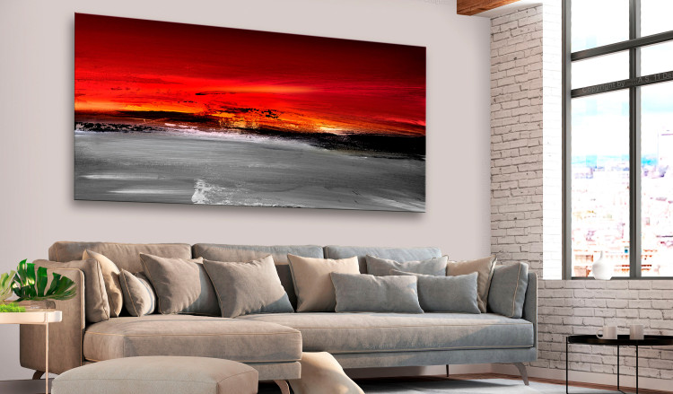 Large canvas print Crimson Landscape II [Large Format] 149668 additionalImage 5