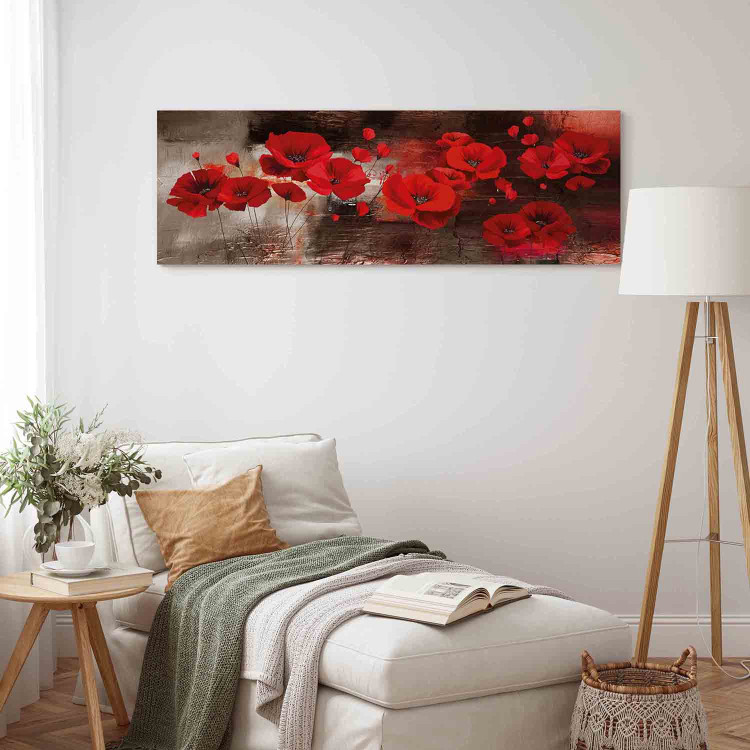 Canvas I Love Poppies (1 Part) Narrow 149968 additionalImage 3