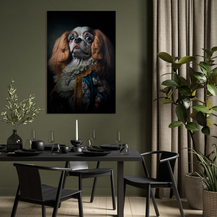 Canvas AI Dog King Charles Spaniel - Proud Aristocratic Animal Portrait - Vertical 150168 additionalImage 9
