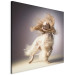 Canvas Print AI Dog Cocker Spaniel - Long-Haired Animal in the Wind - Square 150268 additionalThumb 2