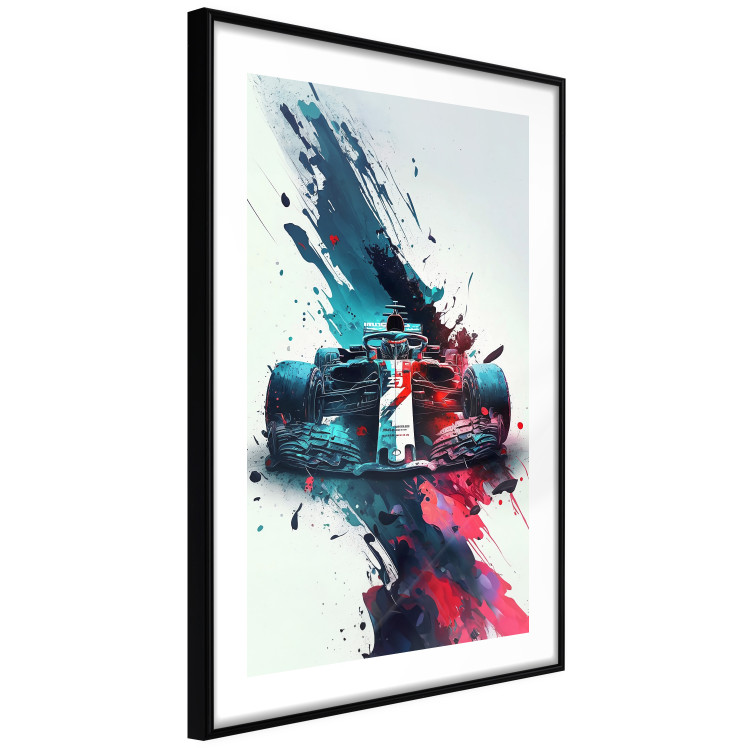 Wall Poster Formula 1 - Racing Car in Blots of Paint 150668 additionalImage 7