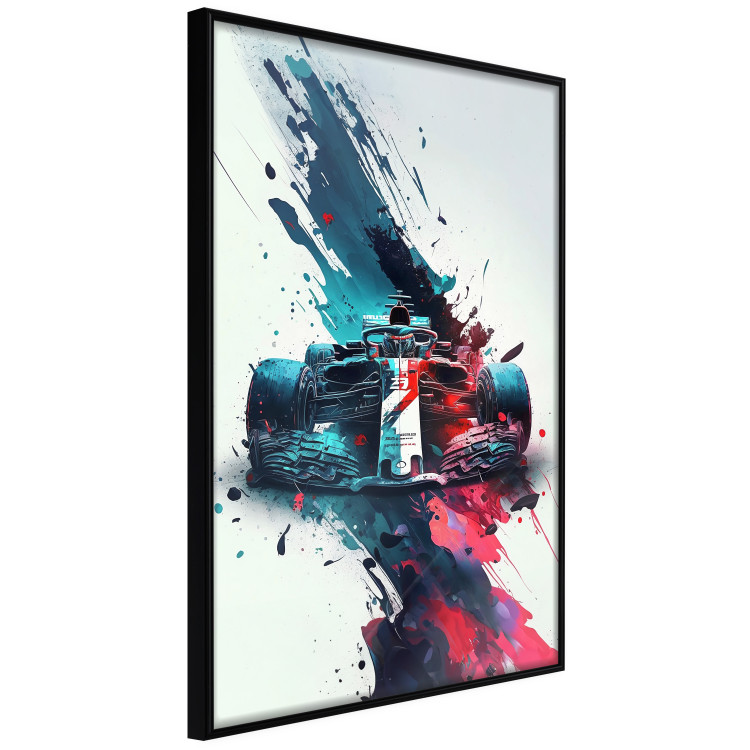 Wall Poster Formula 1 - Racing Car in Blots of Paint 150668 additionalImage 5