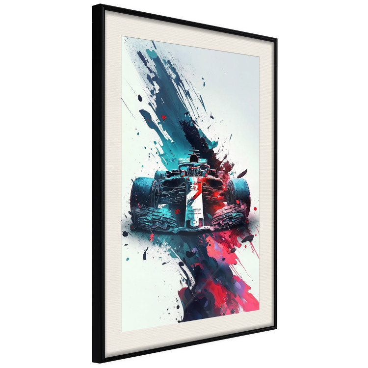 Wall Poster Formula 1 - Racing Car in Blots of Paint 150668 additionalImage 8