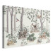 Large canvas print Forest Story - A Watercolor Composition for Children With Animals [Large Format] 151168 additionalThumb 2