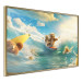 Wall Poster Floating Bears - Summer Vacation Time Spent Surfing the Waves 151568 additionalThumb 5