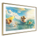 Wall Poster Floating Bears - Summer Vacation Time Spent Surfing the Waves 151568 additionalThumb 6