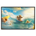 Wall Poster Floating Bears - Summer Vacation Time Spent Surfing the Waves 151568 additionalThumb 14