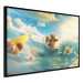 Wall Poster Floating Bears - Summer Vacation Time Spent Surfing the Waves 151568 additionalThumb 13