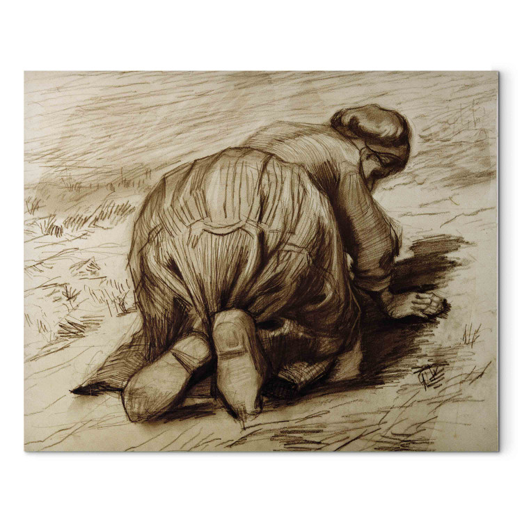 Art Reproduction Kneeling Peasant Woman 154468