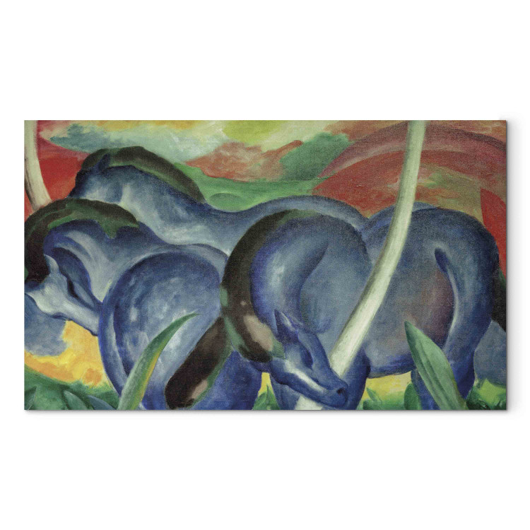 Reproduction Painting Large blue Horses 156268