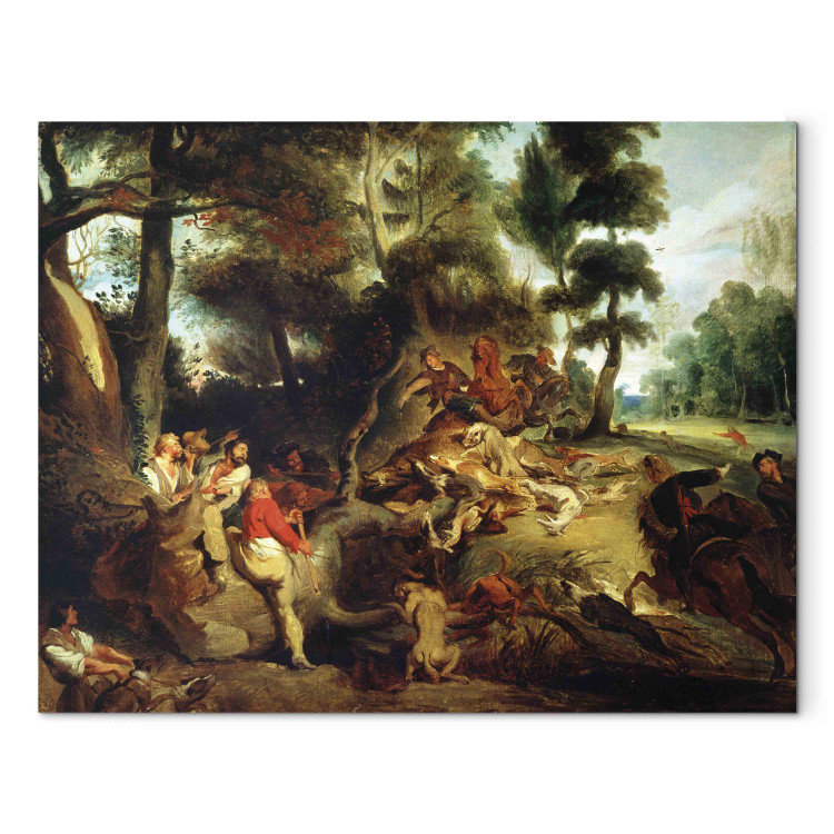 Art Reproduction The Wild Boar Hunt, after a painting by Rubens 157368