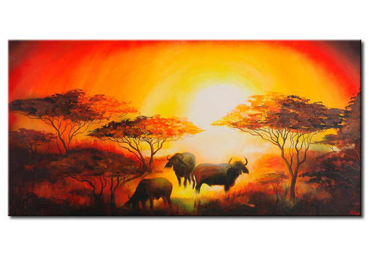 Canvas Art Print African animals 49468