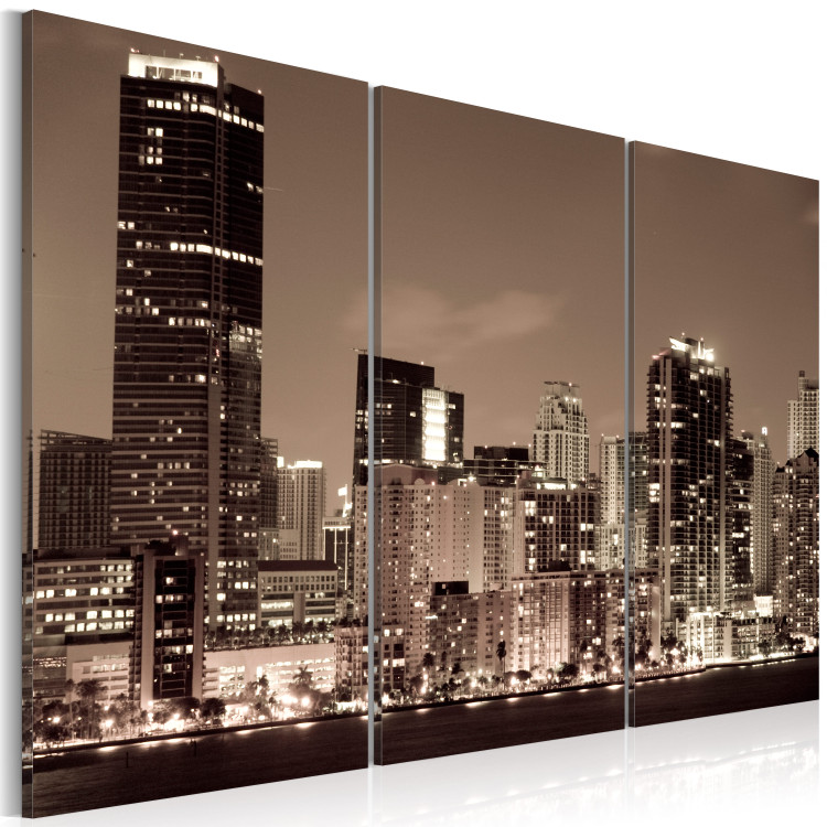Canvas Art Print Evening in Miami 50568 additionalImage 2