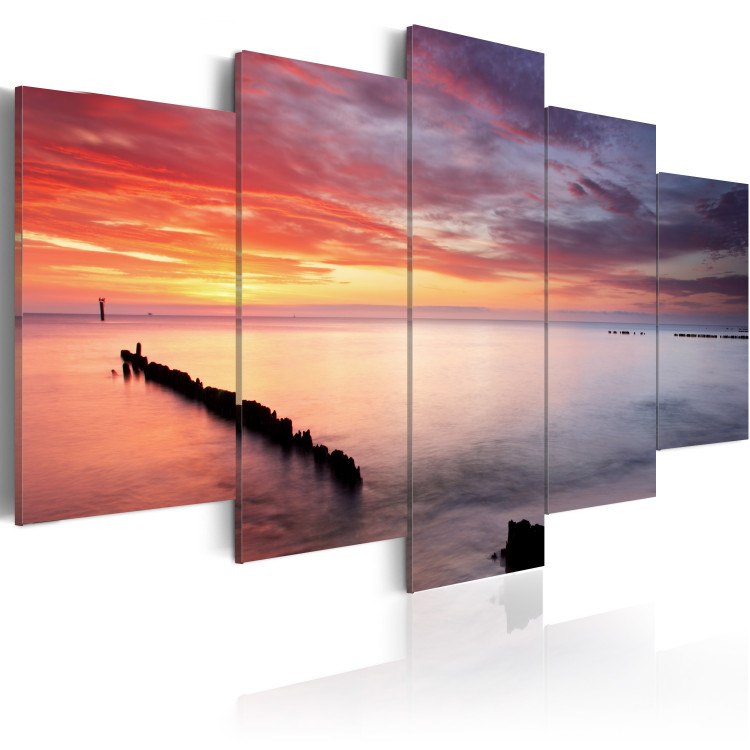 Canvas Print Play of colours at the sea 58768 additionalImage 2