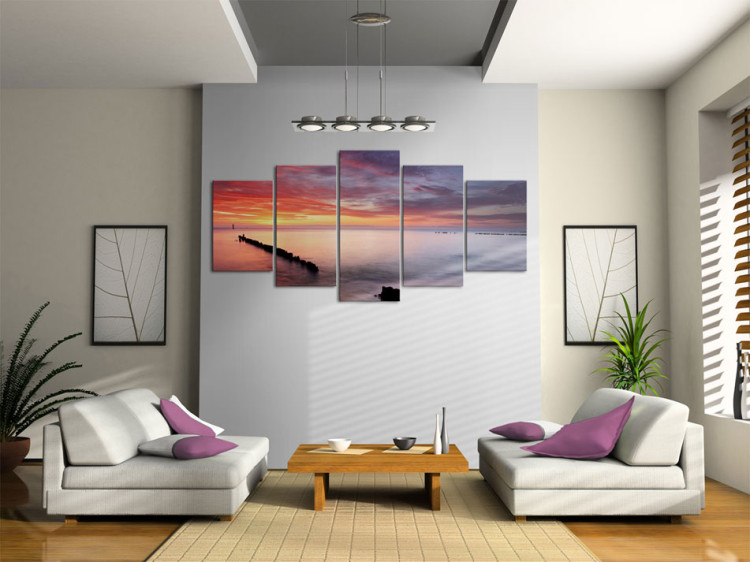 Canvas Print Play of colours at the sea 58768 additionalImage 3