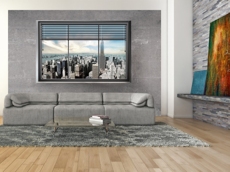 Wall Mural Window View of New York - City Capture with the Empire State Building 61568