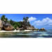 Photo Wallpaper Seychelles - Landscape with a Rocky Island Surrounded by Beach and Tranquil Water 61668 additionalThumb 5