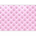 Wall Mural Pink lady - textured pink leather background with quilting and diamonds 89968 additionalThumb 1