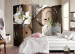 Room Divider Trust II - orchid flower on a background of metal and bronze ornaments 95668 additionalThumb 4