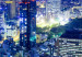 Canvas Print Tokyo: Modern City (1-piece) - Night Over Tokyo's Skyscrapers 98568 additionalThumb 4
