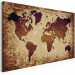 Paint by Number Kit World Map (Brown Colours) 107178 additionalThumb 6