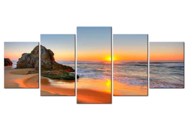 Canvas Art Print New Day (5 Parts) Wide 107578