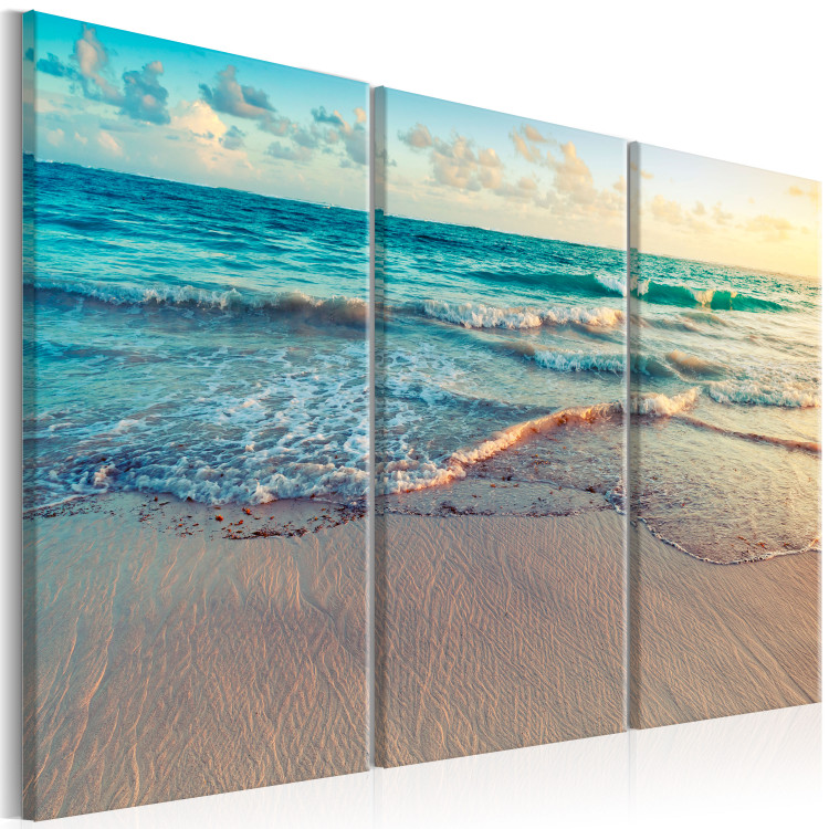 Canvas Art Print Beach in Punta Cana (3 Parts) 107878 additionalImage 2