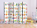 Room Divider Cartoon Animals II - colorful drawn animals on a white background 113878 additionalThumb 2