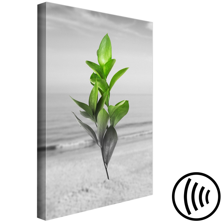 Canvas Print Green Twigs (1 Part) Vertical 114078 additionalImage 6