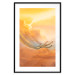 Poster Airplanes in Clouds - Flight amidst thick clouds and orange sky 114378 additionalThumb 17