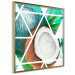 Wall Poster Coconut (Square) - geometric abstraction with a tropical fruit 114578 additionalThumb 14
