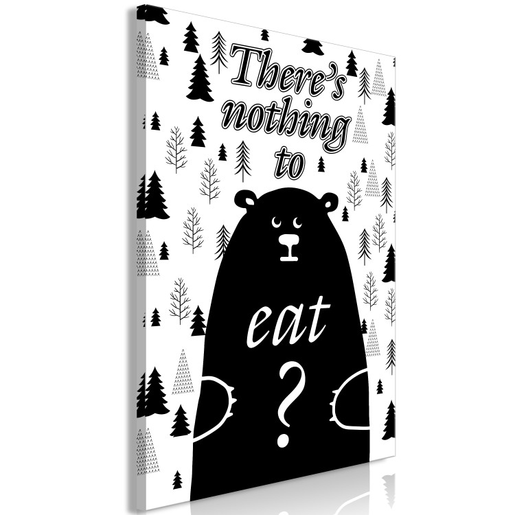 Canvas Art Print There's Nothing To Eat? (1 Part) Vertical 114778 additionalImage 2