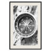 Wall Poster Black and white compass - rocks and a compass pointing the right direction 114878 additionalThumb 18