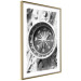 Wall Poster Black and white compass - rocks and a compass pointing the right direction 114878 additionalThumb 6