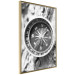 Wall Poster Black and white compass - rocks and a compass pointing the right direction 114878 additionalThumb 14