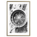 Wall Poster Black and white compass - rocks and a compass pointing the right direction 114878 additionalThumb 16