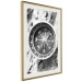 Wall Poster Black and white compass - rocks and a compass pointing the right direction 114878 additionalThumb 2